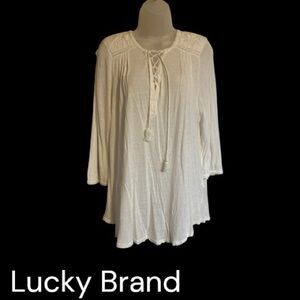 Lucky Brand   SPRING/SUMMER   White Top    1X      #B
